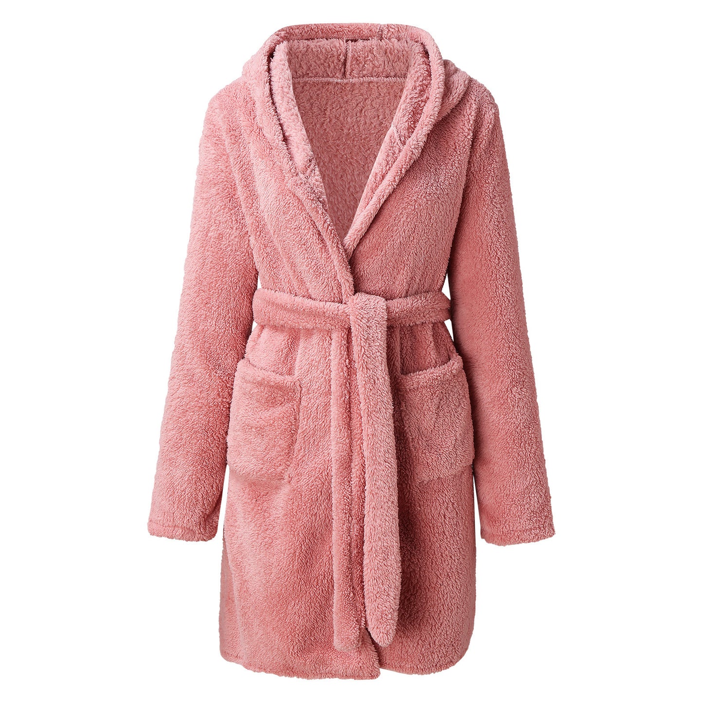 Coral Velvet Winter Nightgown/pajama for Women