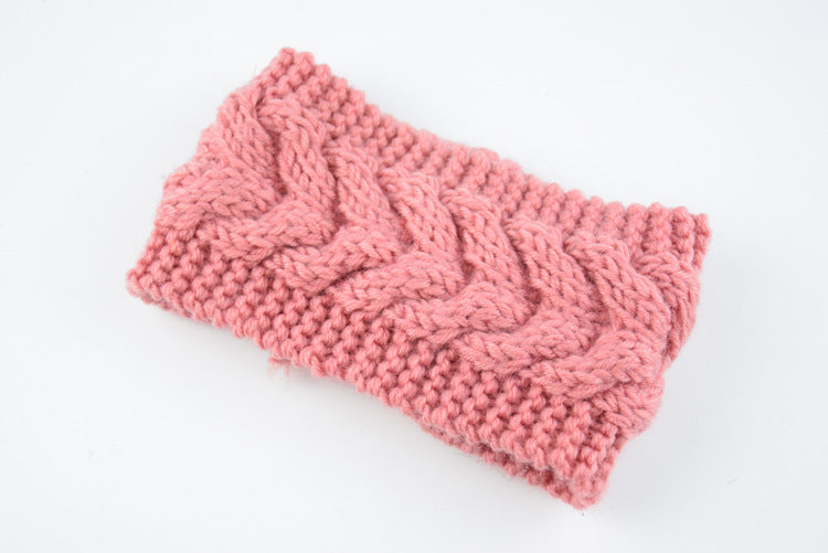 Acrylic Thick Diagonally Crossed Wool Knitted Headband for Women - Willy05Boutique