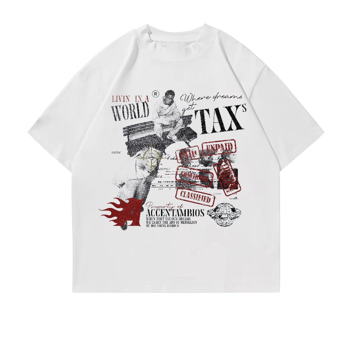 New Printed T-shirt - Customizable Pattern