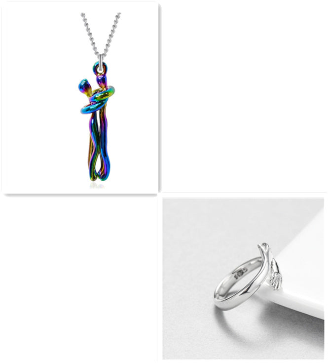 Unisex Love Hug Necklace - Willy05Boutique