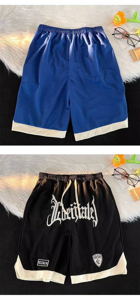 American NBA basketball shorts with graphics. - Willy05Boutique