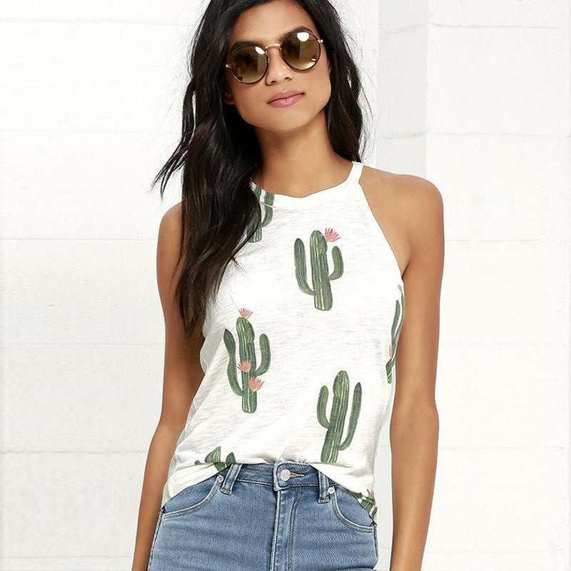 Summer Casual Halter Harajuku Women T-shirt - Willy05Boutique