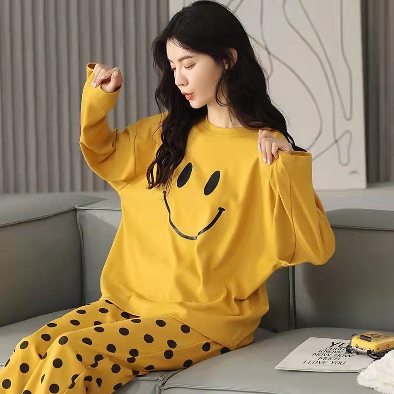 2 Piece Pajamas Set with cute cartoon print for Women - Willy05Boutique