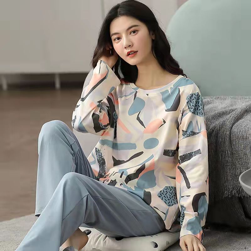 2 Piece Pajamas Set with cute cartoon print for Women - Willy05Boutique