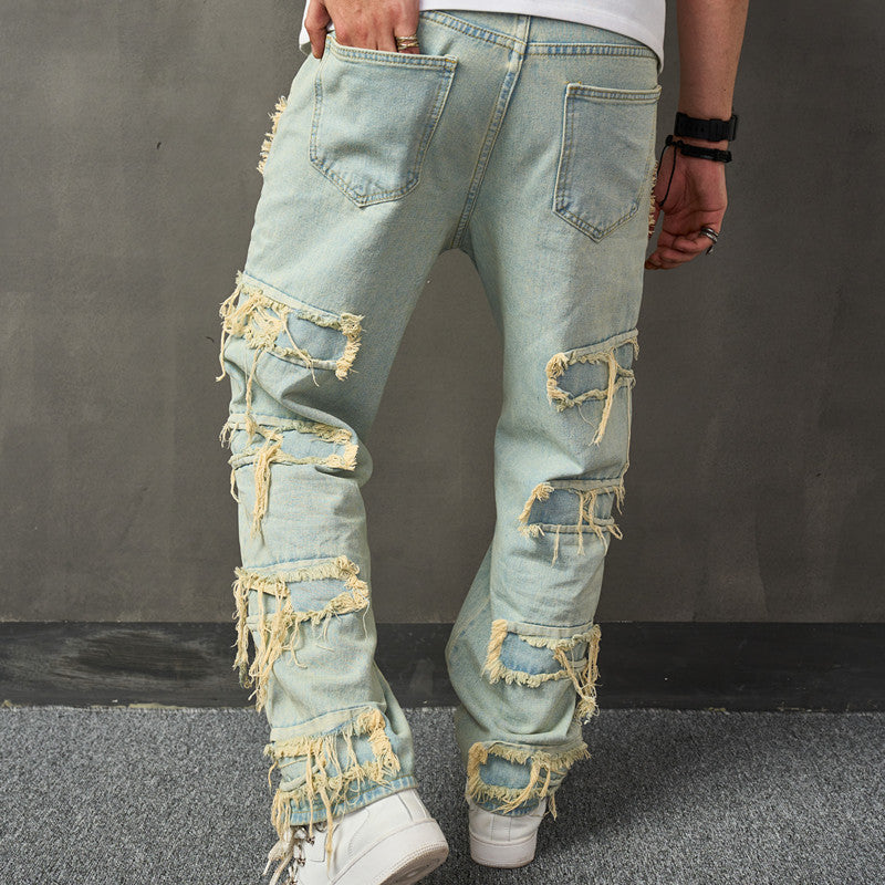 American Retro Wide Leg Jeans for Men - Willy05Boutique