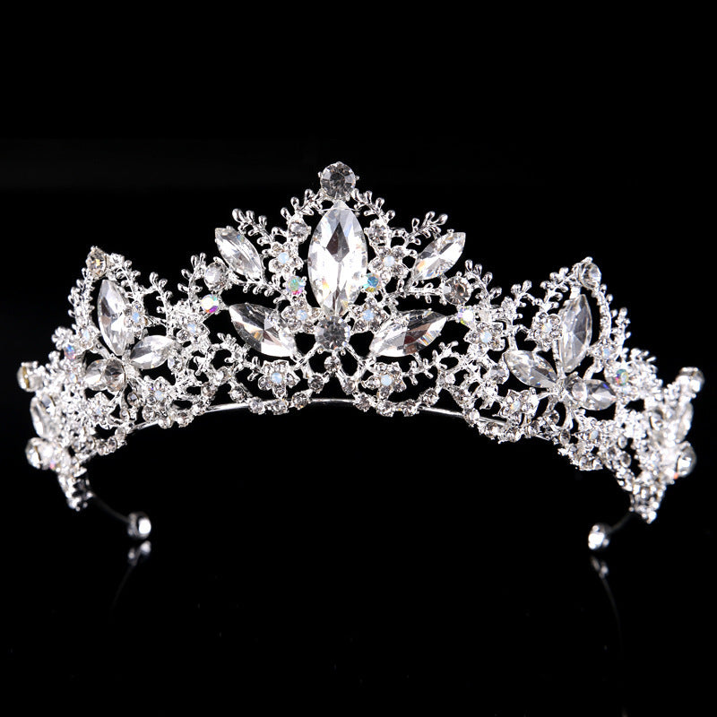 Baroque Luxury Crystal AB Bridal Crown for Women - Willy05Boutique