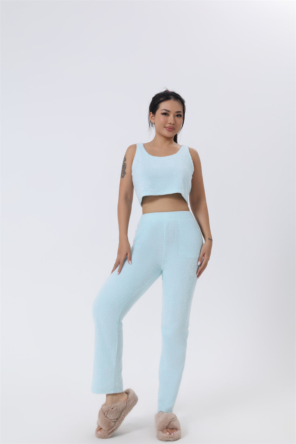 Cozy Winter Pajama 3 Piece Set for Women