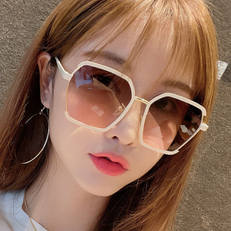 Uv400 Outdoor Oversize Metal Square Sunglasses for Women - Willy05Boutique