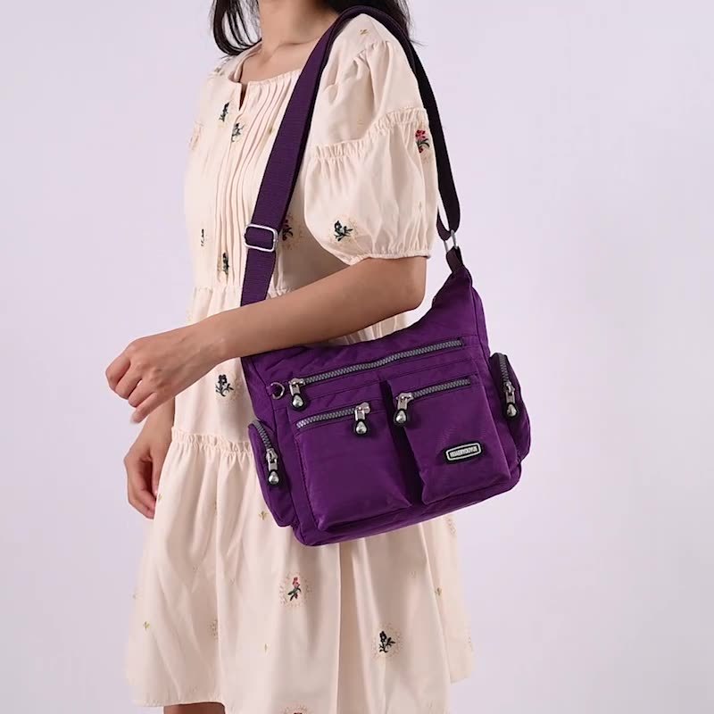 Women Waterproof Shoulder Bags Multiple Pockets - Willy05Boutique