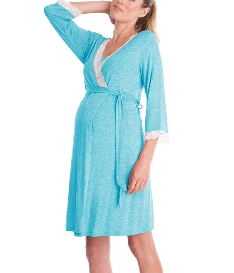 Pregnant Women Nightdress Maternity Sleepwear - Willy05Boutique