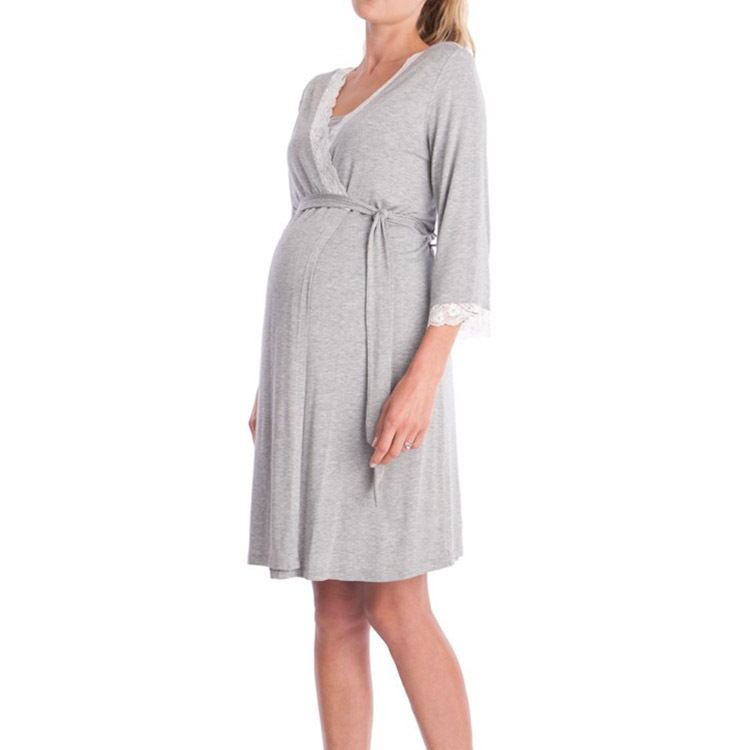 Pregnant Women Nightdress Maternity Sleepwear - Willy05Boutique