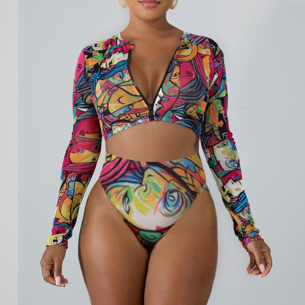 Long sleeve surfing swimsuit for Women