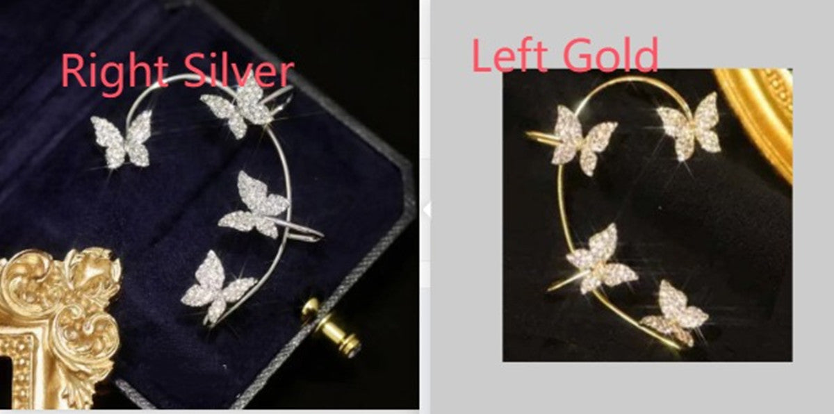 Butterfly Earring and Ear Hook Jewelry for women