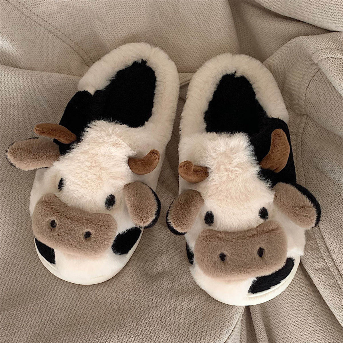 Cute Cow Animal Slipper for Women