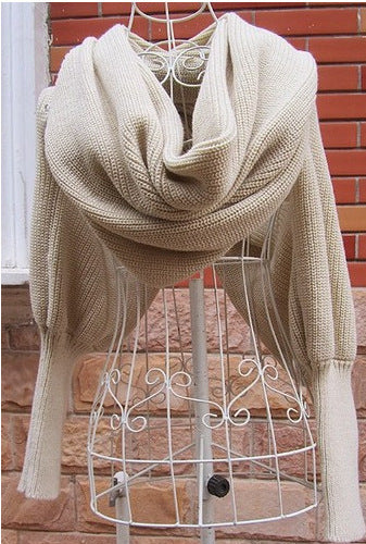 Sweater Scarf Cashmere for Ladies and Girl