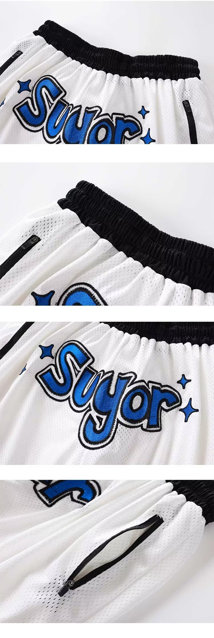 American NBA basketball shorts with graphics for female. - Willy05Boutique