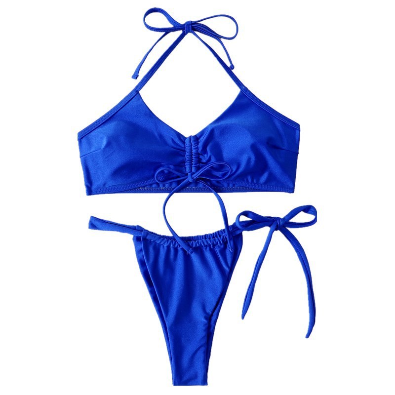 Bikini neck hanging Two-piece Set for Women