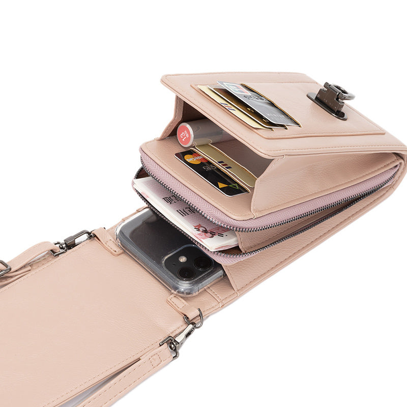 Solid Color Mobile Phone Handbag - Willy05Boutique