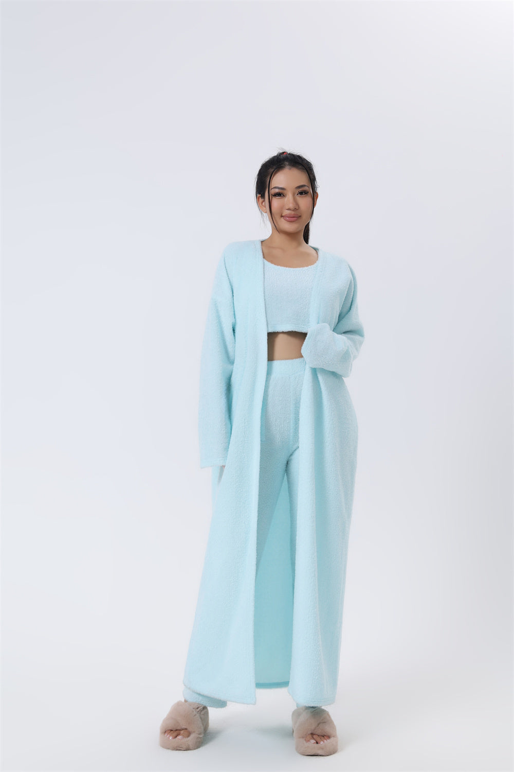 Cozy Winter Pajama 3 Piece Set for Women