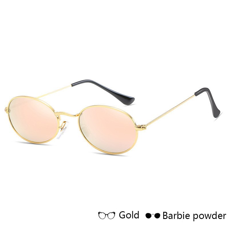 Luxury Famous Oval Metal Sunglasses for Women - Willy05Boutique