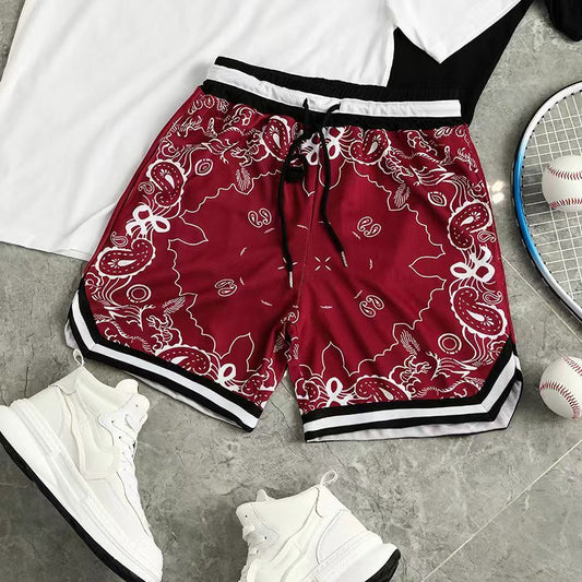 American NBA basketball shorts with Graphiti - Willy05Boutique
