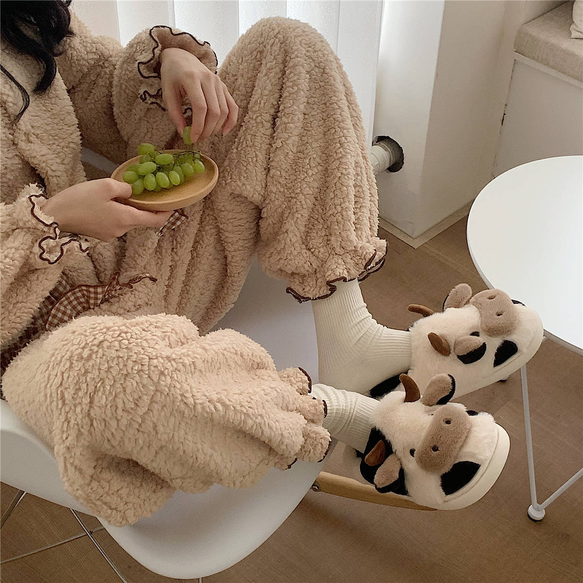 Cute Cow Animal Slipper for Women