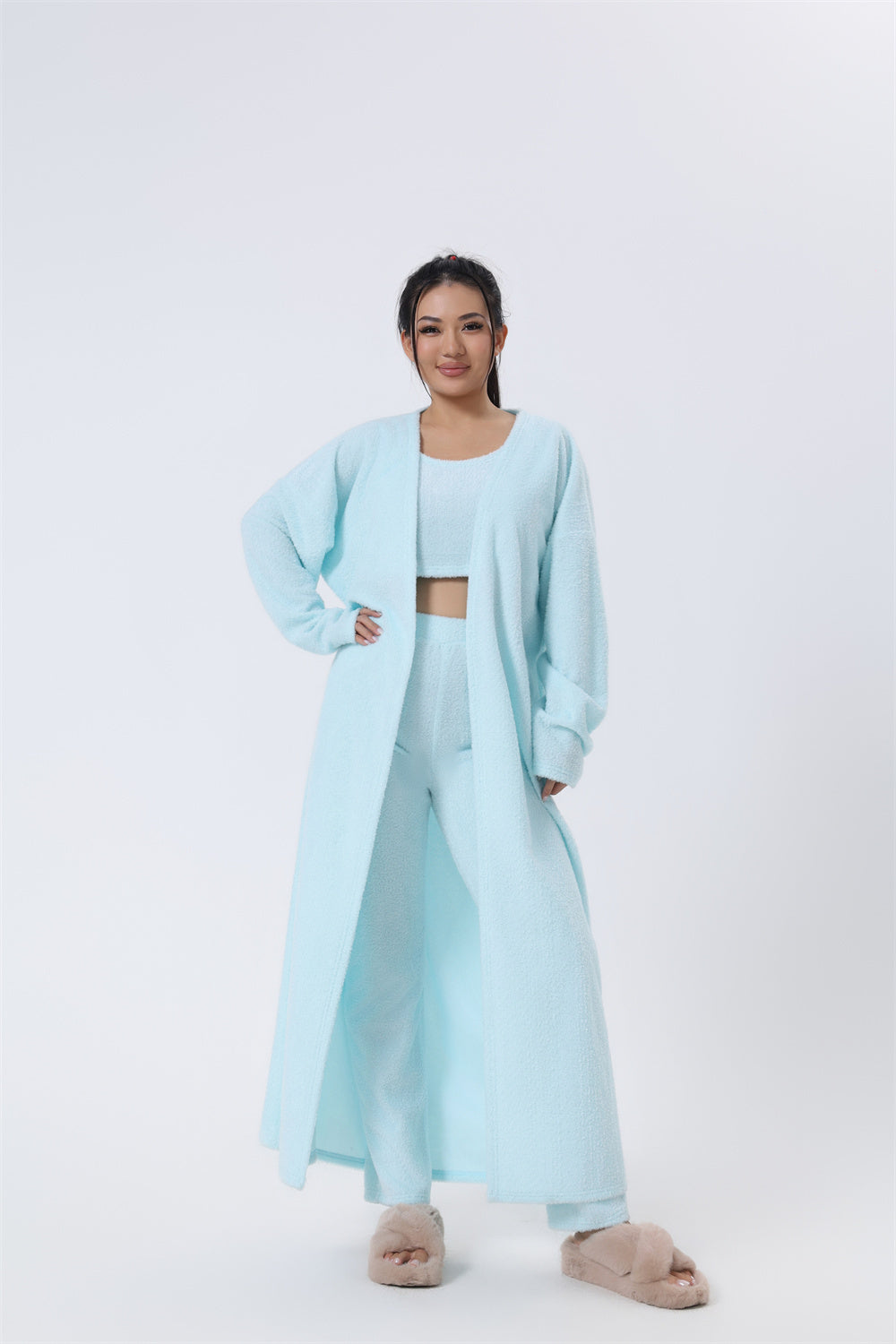 Cozy Winter Pajama 3 Piece Set for Women