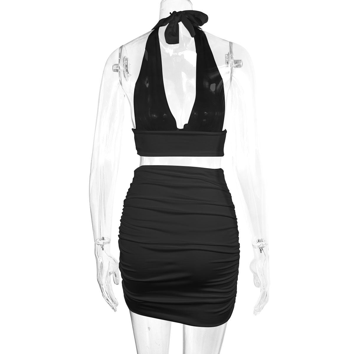 Lace-up skirt 2pcs Dress Suits for Women - Willy05Boutique