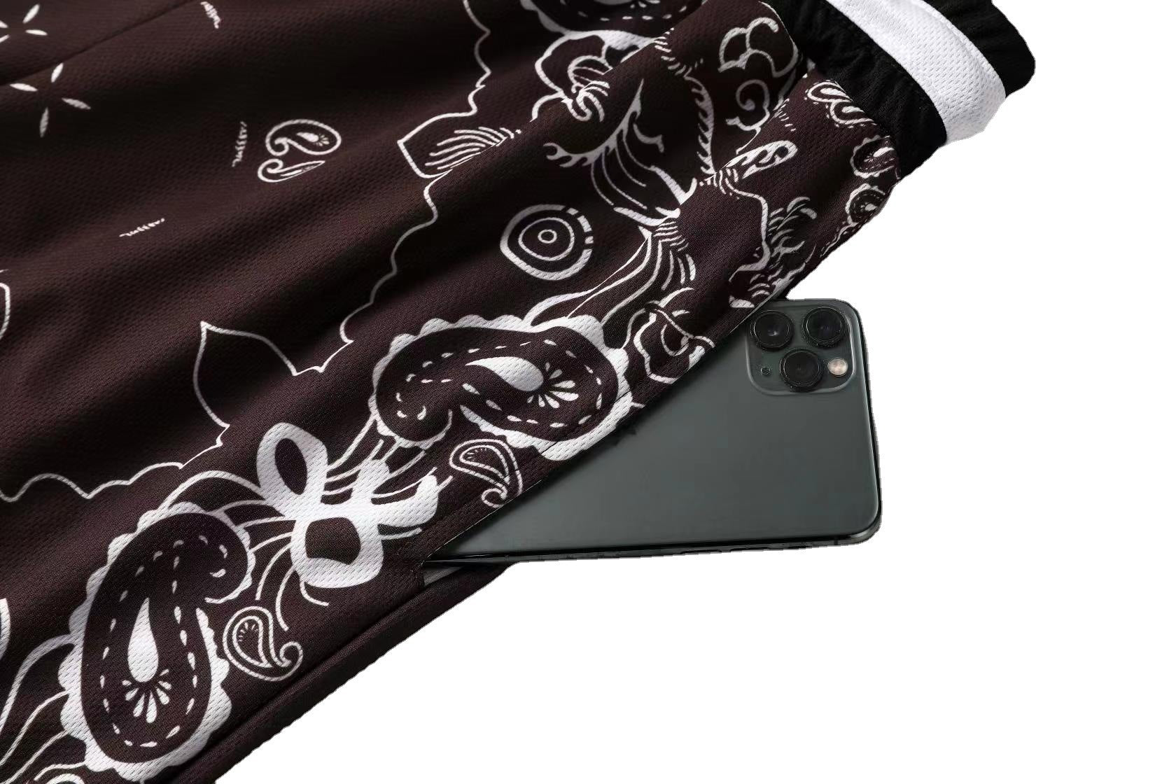 American NBA basketball shorts with Graphiti - Willy05Boutique