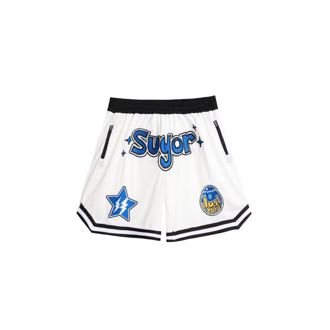 American NBA basketball shorts with graphics for female. - Willy05Boutique