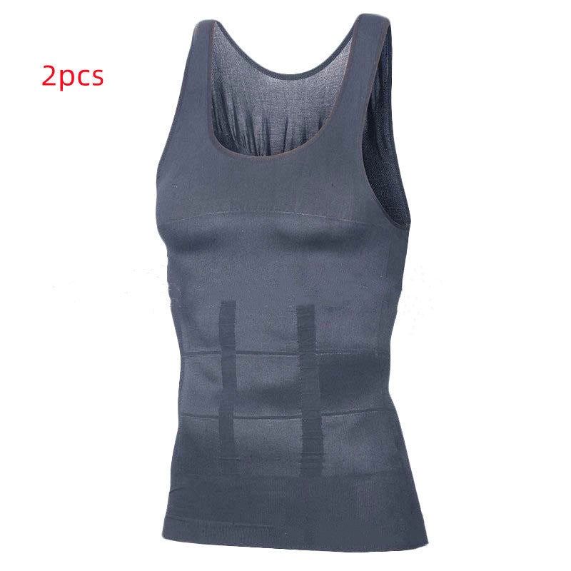 Men Body Tummy Shaper Vest - Willy05Boutique