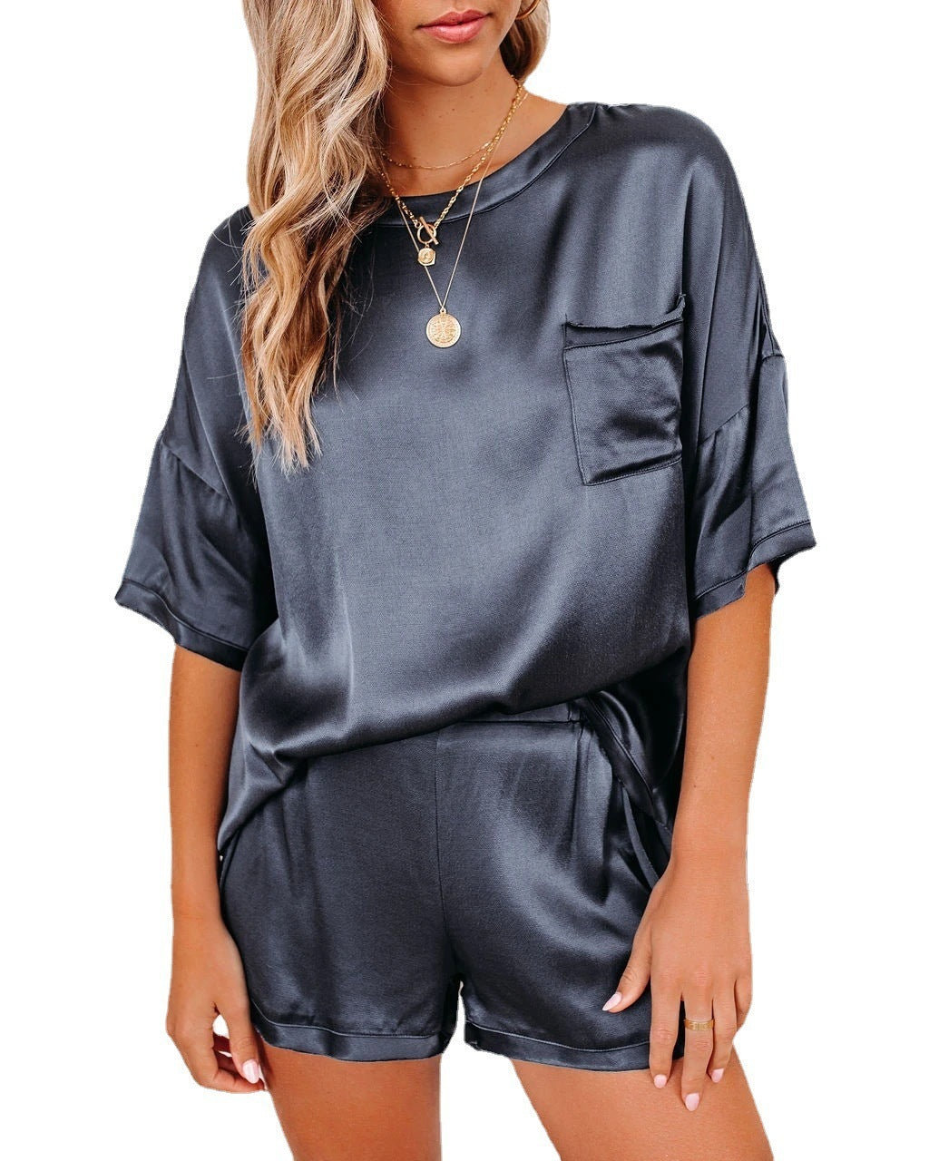 Short Sleeve pajama set for Women - Willy05Boutique