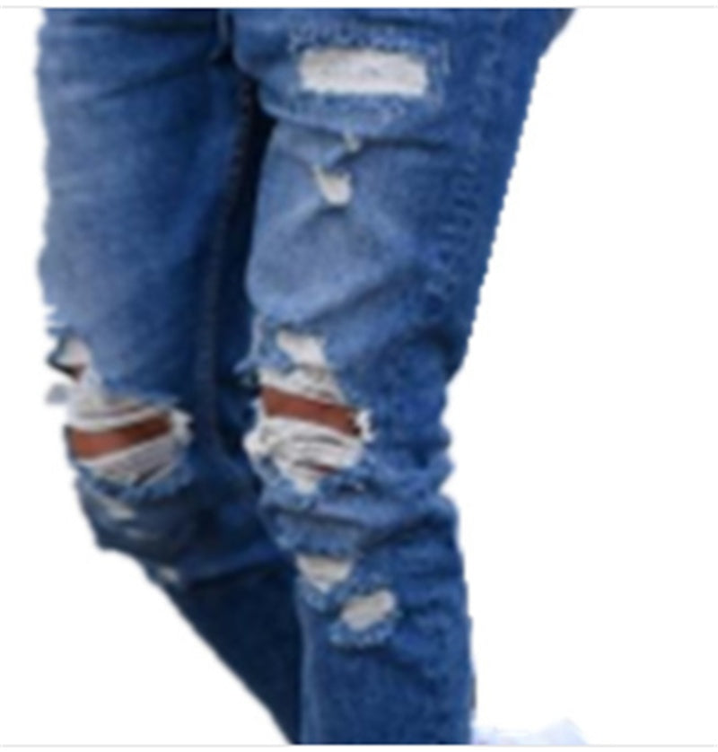 Skinny Hole jeans for men - Willy05Boutique