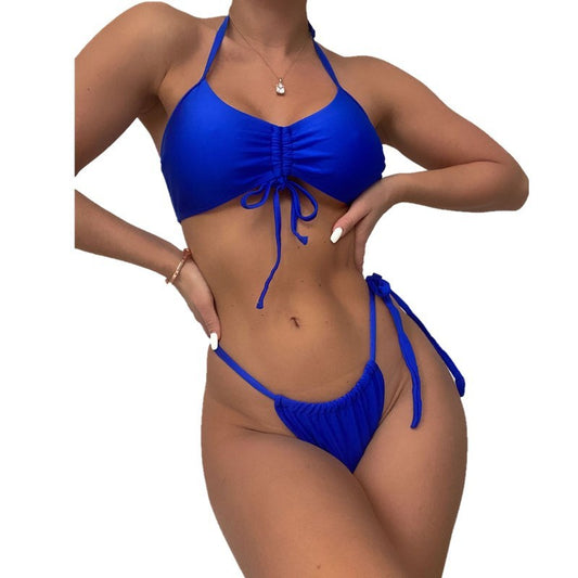 Bikini neck hanging Two-piece Set for Women