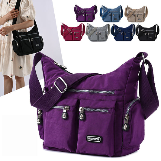 Women Waterproof Shoulder Bags Multiple Pockets