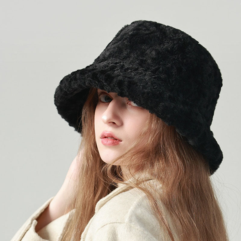 Lambswool Fashionable Solid Color Winter Hats for Women - Willy05Boutique