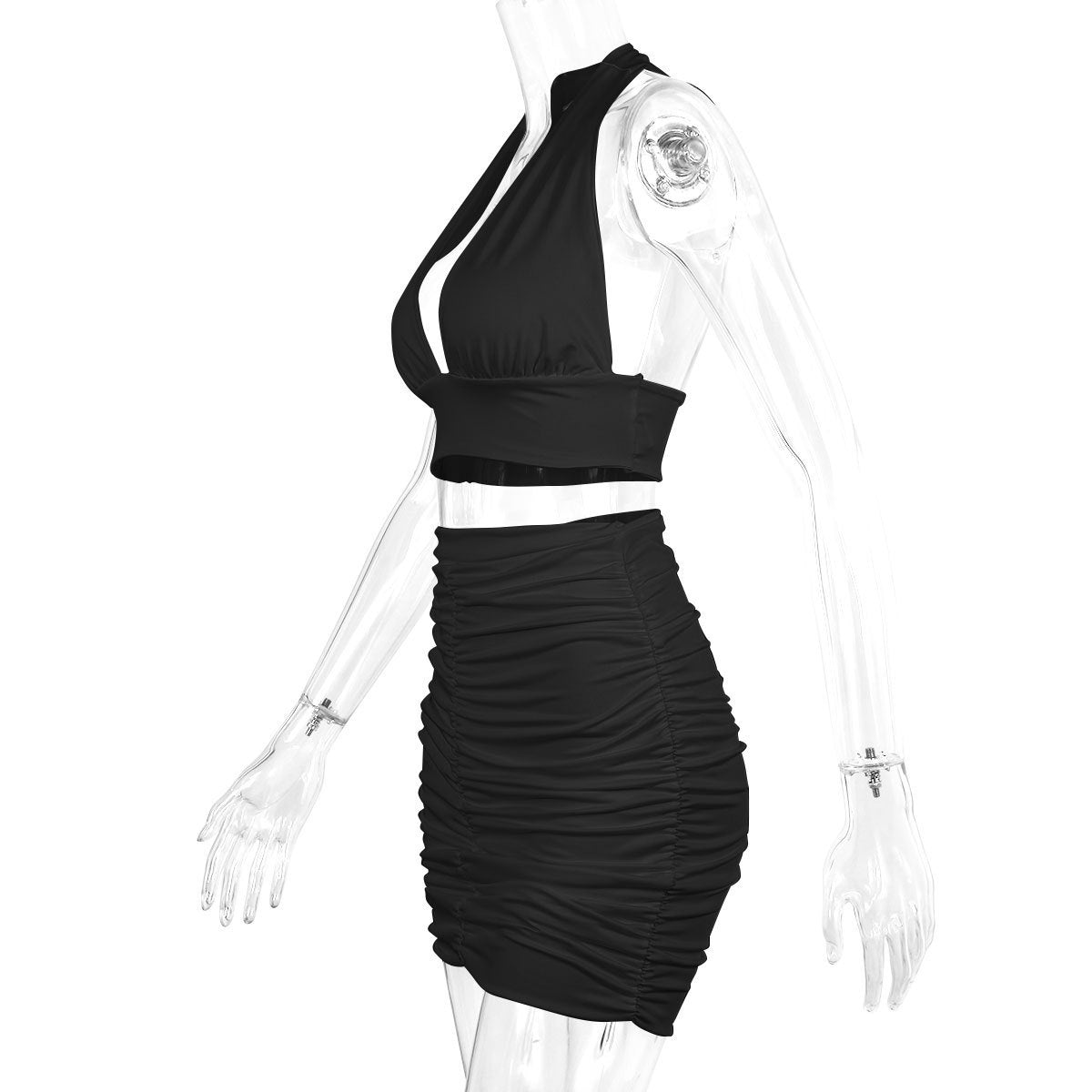 Lace-up skirt 2pcs Dress Suits for Women - Willy05Boutique
