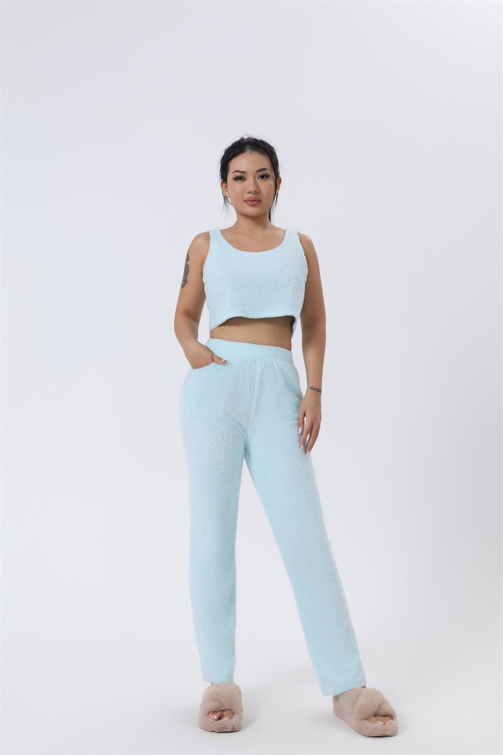 Cozy Winter Pajama 3 Piece Set for Women