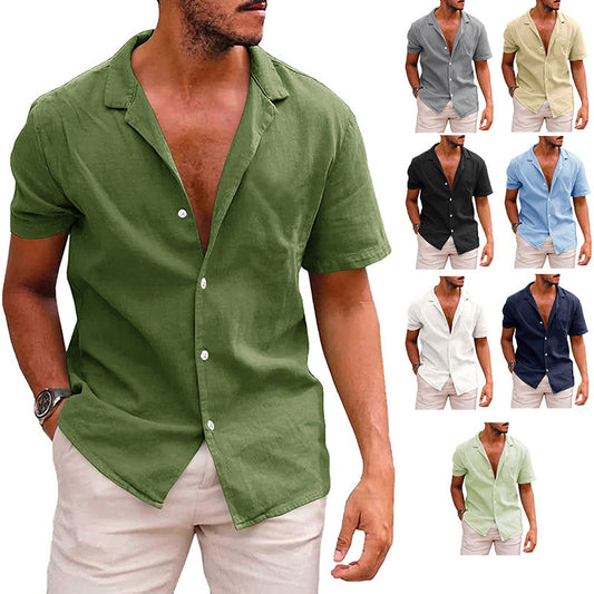 Men's Tops Casual two set Beach Shirt - Willy05Boutique