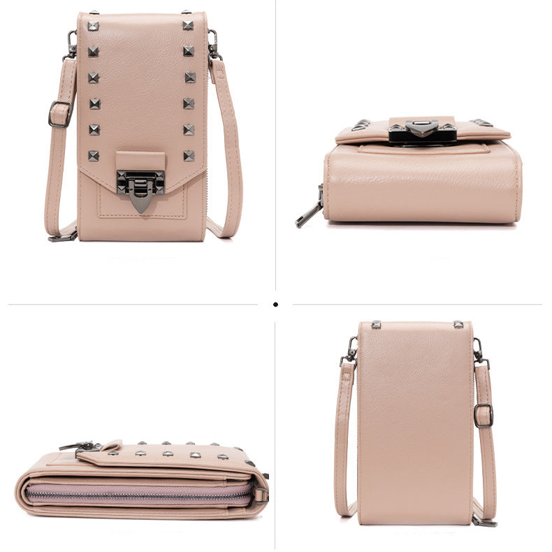 Solid Color Mobile Phone Handbag - Willy05Boutique