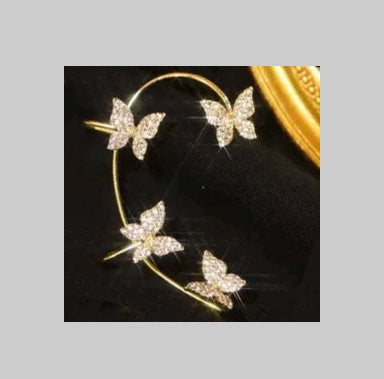 Butterfly Earring and Ear Hook Jewelry for women