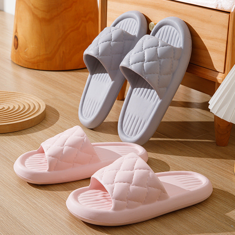 New Rhombus Summer Home Non-Slip Unisex Slippers