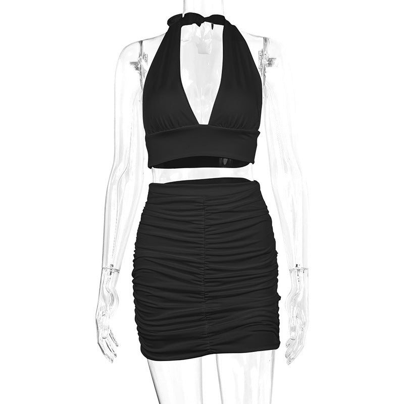 Lace-up skirt 2pcs Dress Suits for Women - Willy05Boutique