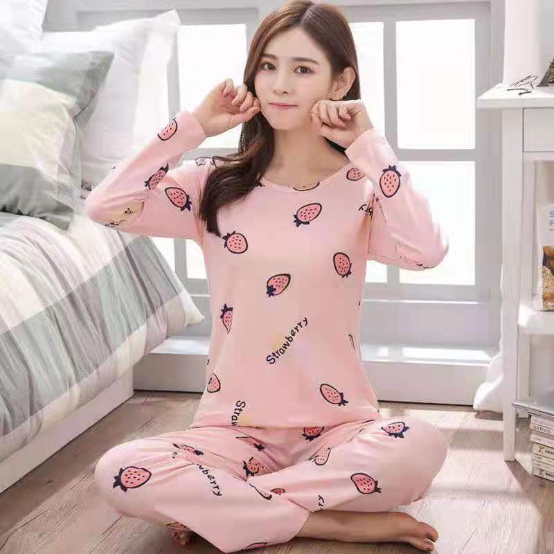 2 Piece Pajamas Set with cute cartoon print for Women - Willy05Boutique
