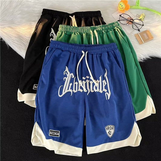 American NBA basketball shorts with graphics. - Willy05Boutique