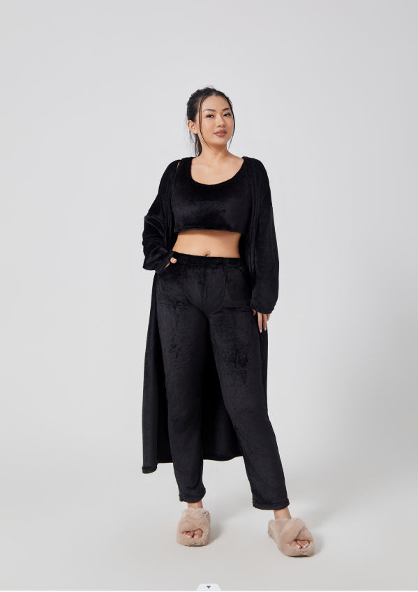 Cozy Winter Pajama 3 Piece Set for Women