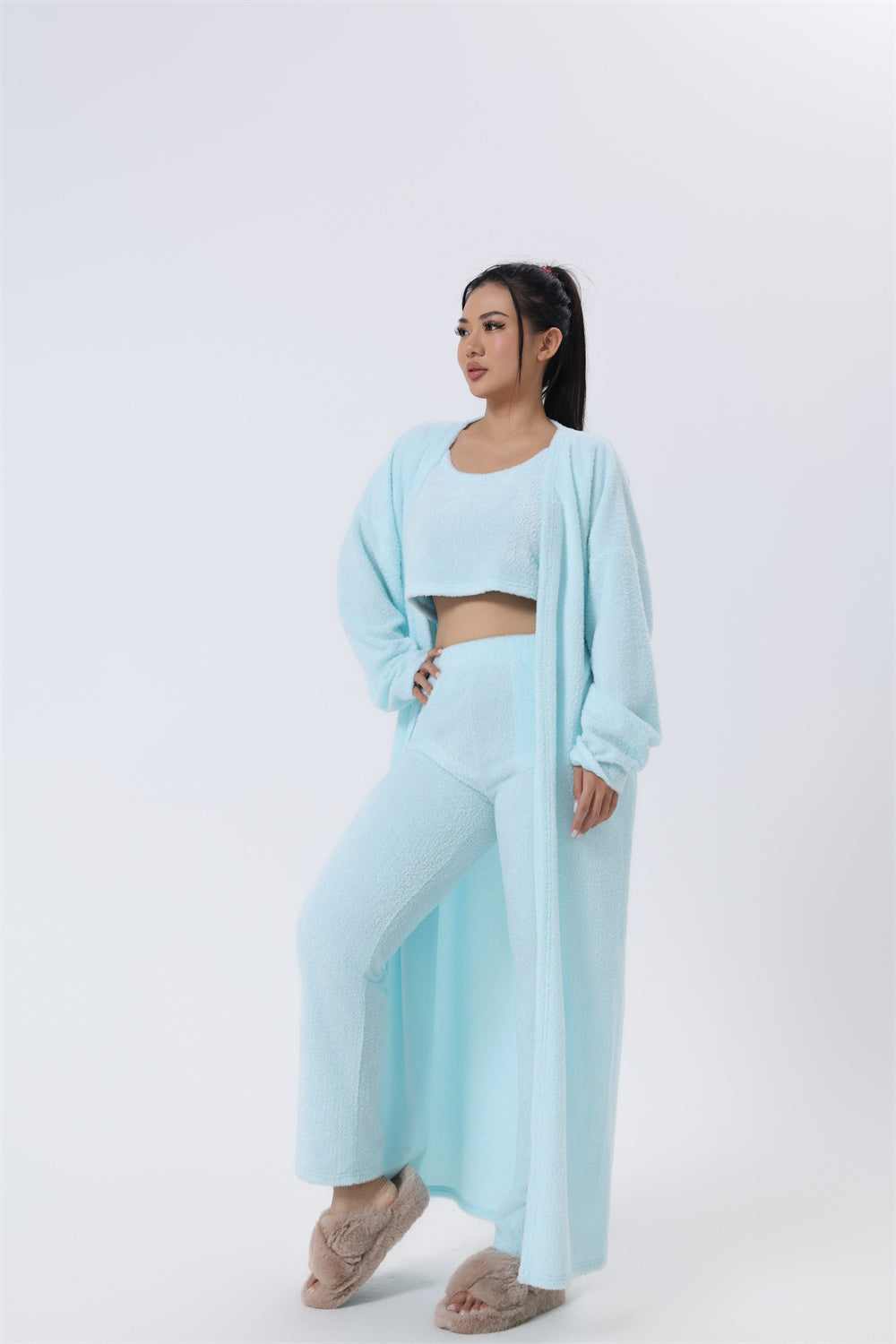 Cozy Winter Pajama 3 Piece Set for Women