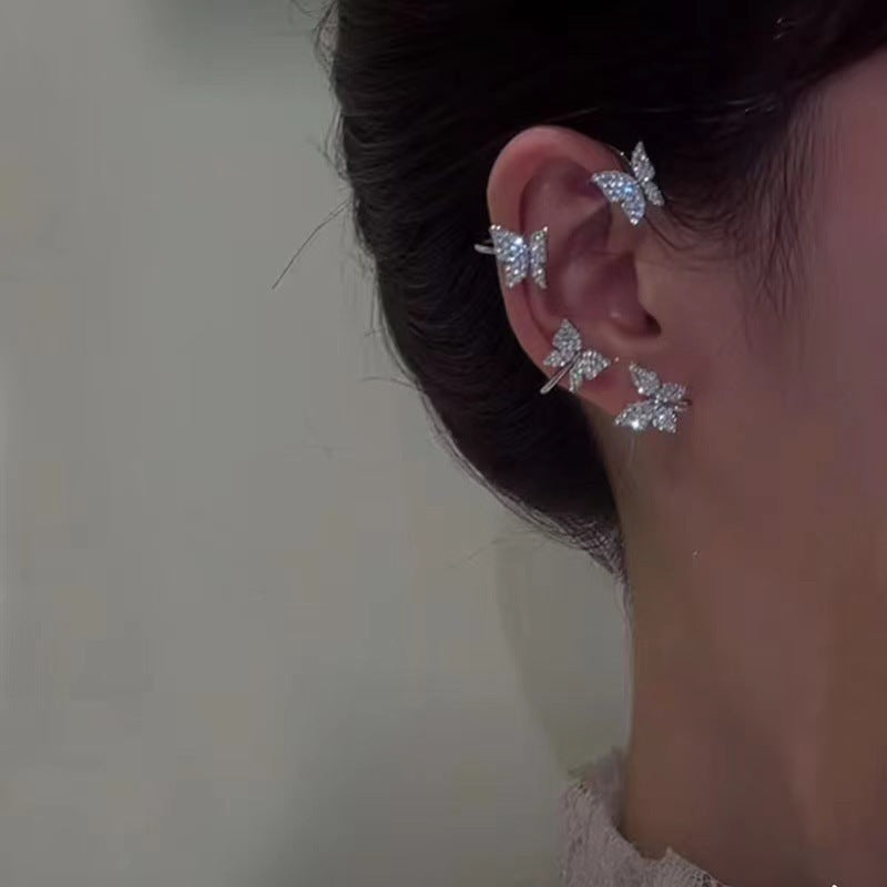 Butterfly Earring and Ear Hook Jewelry for women