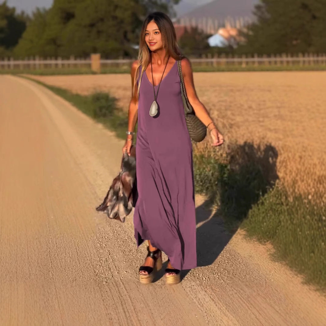 Female Sexy Trend V-neck Strap Dress - Willy05Boutique