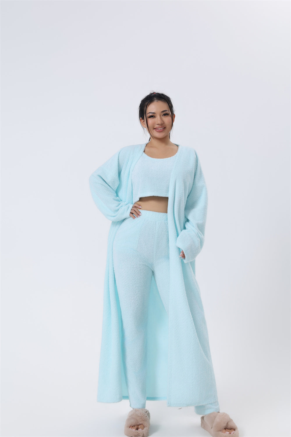 Cozy Winter Pajama 3 Piece Set for Women
